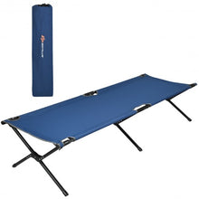 Load image into Gallery viewer, Adults Kids Folding Camping Cot-Blue
