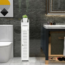 Load image into Gallery viewer, Small Bathroom Storage Corner Floor Cabinet-White
