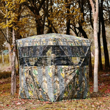 Load image into Gallery viewer, 3 Person Hunting camouflage Surround View Tent with Slide Mesh Window
