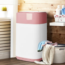 Load image into Gallery viewer, 8lbs Portable Fully Automatic Washing Machine with Drain Pump-Pink
