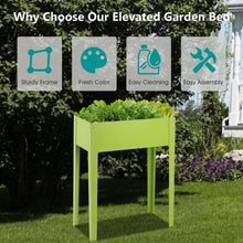 Load image into Gallery viewer, 24.5&quot; x 12.5&quot; Outdoor Elevated Garden Plant Flower Bed
