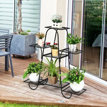 Load image into Gallery viewer, 7 Tier Metal Patio Plant Stand
