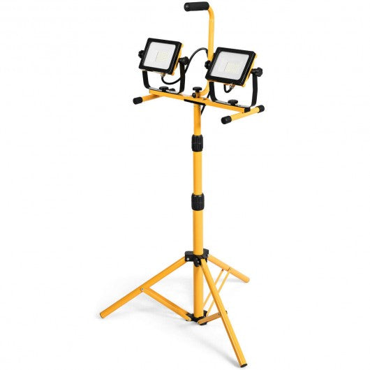 60W 6000 lm LED Work Light with Metal Tripod Stand