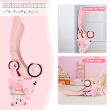 Load image into Gallery viewer, 4 in 1 Foldable Baby Slide Toddler Climber Slide PlaySet with Ball-Pink
