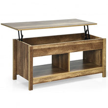 Load image into Gallery viewer, Lift Top Coffee Table with Hidden Storage Compartment and Lower Shelf for Study Room-Oak
