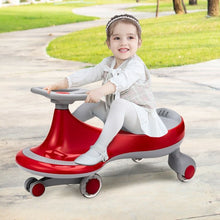 Load image into Gallery viewer, Wiggle Car Ride-on Toy with Flashing Wheels-Red
