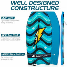 Load image into Gallery viewer, 37&quot; Lightweight Bodyboard with Wrist Leash for Kids and Adults-M
