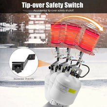 Load image into Gallery viewer, 35 000-42 000 BTU 360 Degree Camping Top Propane Heater
