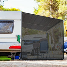 Load image into Gallery viewer, 9&#39; x 7&#39; RV Awning Side Mesh Screen Sunshade with Complete Kits
