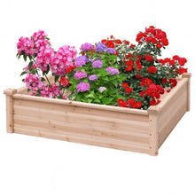 Load image into Gallery viewer, Wooden Square Garden Vegetable Flower Bed
