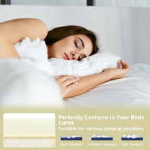 Load image into Gallery viewer, 3 inch Bed Mattress Topper Air Cotton for All Night’s Comfy Soft Mattress Pad-Full Size
