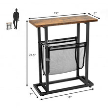 Load image into Gallery viewer, Industrial Rustic Mesh End Side Table
