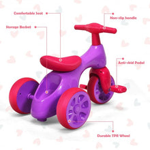 Load image into Gallery viewer, Toddler Tricycle Balance Bike Scooter Kids Riding Toys w/ Sound &amp; Storage-Pink
