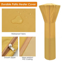 Load image into Gallery viewer, Patio Standing Propane Heater Cover Waterproof with Zipper and Bag-Beige
