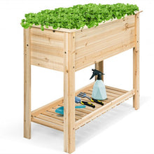 Load image into Gallery viewer, Raised Garden Bed with Storage Shelf
