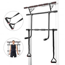 Load image into Gallery viewer, Pull Up Bar Doorway Trainer Chin Up Bar with Dip Bar
