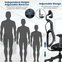 Load image into Gallery viewer, Ergonomic High Back Mesh Adjustable Swivel Office Chair-Black
