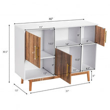 Load image into Gallery viewer, Sideboard Storage Cabinet with Storage Compartments
