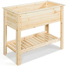 Load image into Gallery viewer, Raised Garden Bed with Storage Shelf
