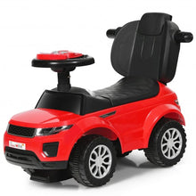 Load image into Gallery viewer, Honey Joy 3 in 1 Ride on Push Car Toddler Stroller Sliding Car with Music-Red
