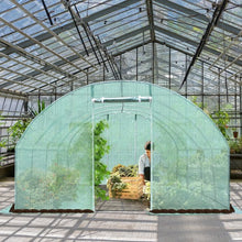 Load image into Gallery viewer, 10&#39; x 6.5&#39; x 20&#39; 8 Windows Backyard Walk-in Greenhouse
