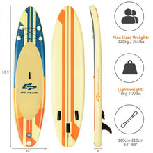 Load image into Gallery viewer, Inflatable Stand Up Paddle Board Surfboard with Bag Aluminum Paddle and Hand Pump-M
