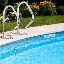 Load image into Gallery viewer, Split Swimming Pool Ladder Stainless Steel 3-Step Ladder and 2 Handrails
