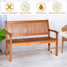 Load image into Gallery viewer, Two Person Outdoor Garden Bench
