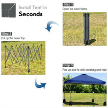 Load image into Gallery viewer, 10&#39;x10&#39; Outdoor Commercial Pop up Canopy Tent-Blue
