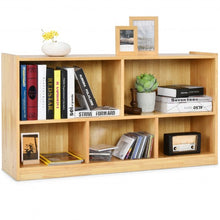 Load image into Gallery viewer, Kids 5-Cube Storage Cabinet 2-Shelf Wood Bookcase Organizer
