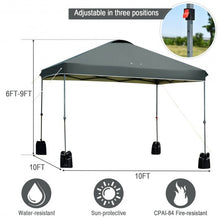 Load image into Gallery viewer, 10&#39;x10&#39; Outdoor Commercial Pop up Canopy Tent-Gray
