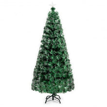 Load image into Gallery viewer, 7Ft Double-color Lights Fiber Optic Christmas Tree
