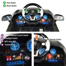 Load image into Gallery viewer, New Red Mercedes Benz sls r/c Mp3 Kids Ride on Car Electric Battery Toy-black
