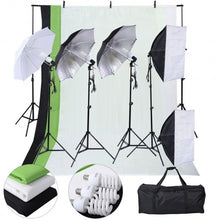 Load image into Gallery viewer, Photo Studio Photography Kit with 4 Light Bulb
