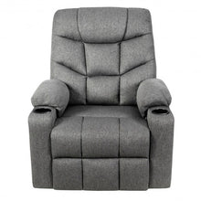 Load image into Gallery viewer, Electric Power Lift Recliner Massage Sofa-Gray
