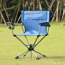 Load image into Gallery viewer, 360� Free Rotation Collapsible Portable Swivel Camping Chair
