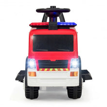 Load image into Gallery viewer, Kids 6V Battery Powered Electric Ride On Fire Truck
