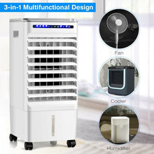 Load image into Gallery viewer, 3-in-1 Evaporative Portable Air Cooler with 3 Modes include Remote Control-White
