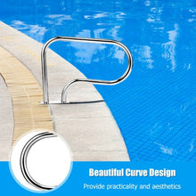 Load image into Gallery viewer, Stainless Steel Swimming Pool Hand Rail with Base Plate
