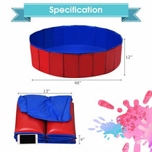 Load image into Gallery viewer, 48&quot; Foldable Kiddie Pool Kids Bath Tub
