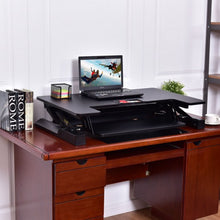 Load image into Gallery viewer, Height Adjustable Lift Rising Laptop Desk with Pen Slot
