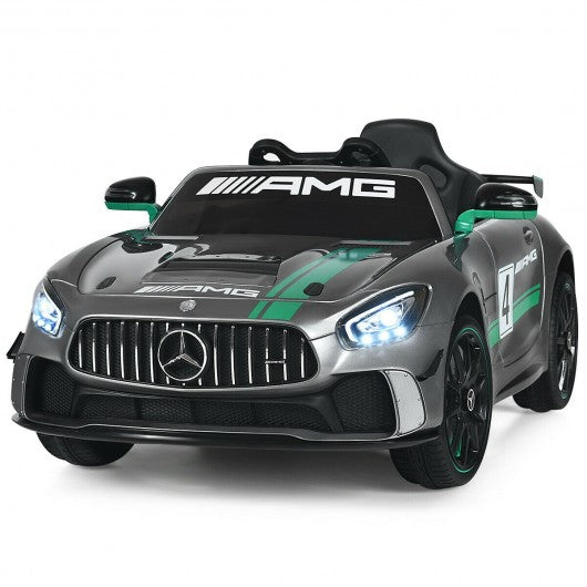 12V Mercedes Benz AMG Licensed Kids Ride On Car-Light Gray