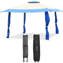 Load image into Gallery viewer, 13&#39;x13&#39; Pop Up Canopy Tent Instant Outdoor Folding Canopy Shelter-Blue
