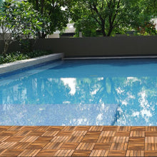 Load image into Gallery viewer, 11 PCS 12&quot; x 12&quot; Interlocking Wood Deck Tiles Patio Pavers Floor
