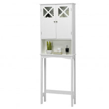 Load image into Gallery viewer, 2-door Over The Toilet Bathroom Storage Cabinet with Adjustable Shelf
