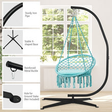 Load image into Gallery viewer, Solid Steel C Hammock Frame Stand
