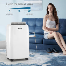 Load image into Gallery viewer, 1 2000 BTU Portable Air Conditioner Multifunctional Air Cooler with Remote-White
