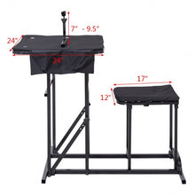 Load image into Gallery viewer, Foldable Shooting Bench with Adjustable Height Table
