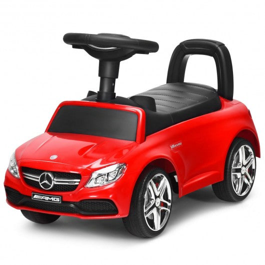 Mercedes Benz Licensed Kids Ride On Push Car-Red