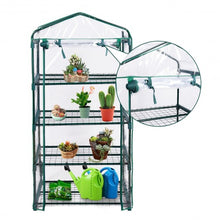 Load image into Gallery viewer, Outdoor Portable Mini 4 Shelves Greenhouse
